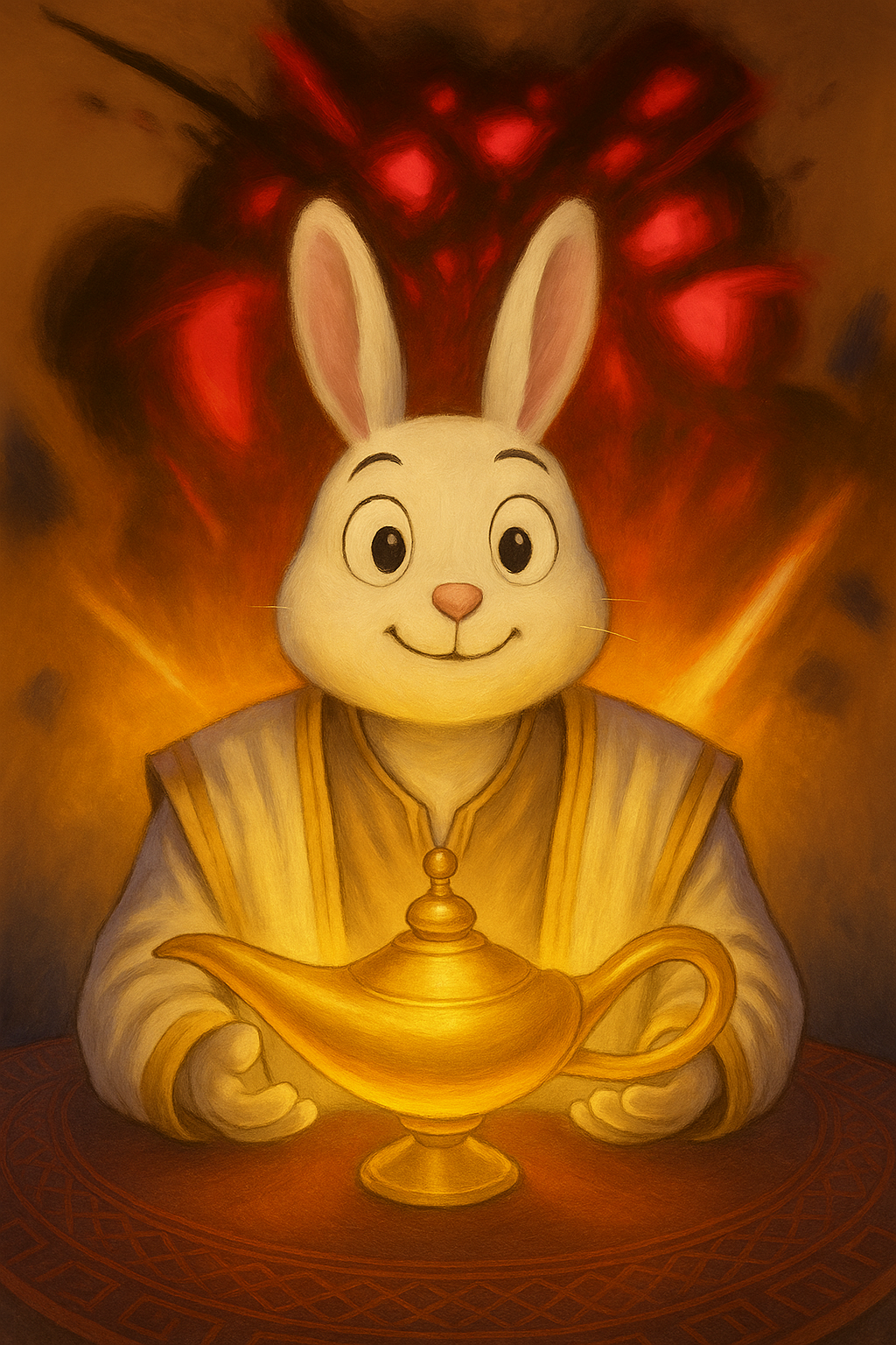 Hopper as Mystical Genie