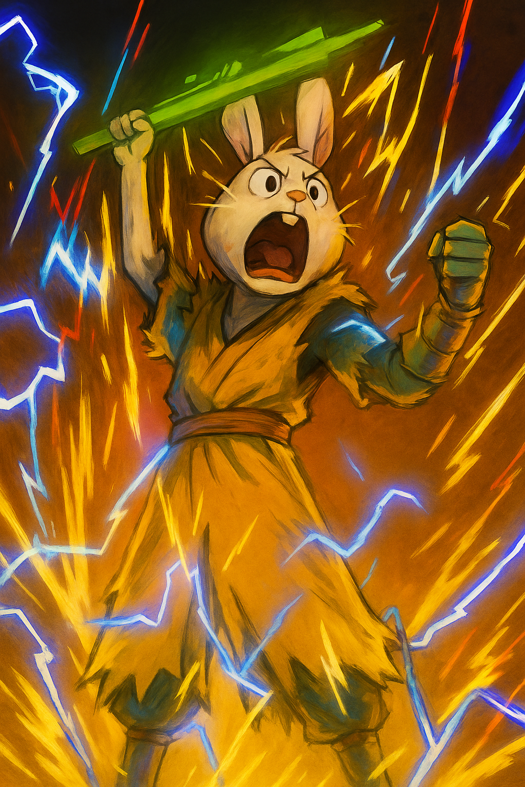 Hopper as Lightning Warrior
